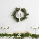 MEEDEE White Velvet Ribbon 2 Inch Frayed Edge Ribbons 2 Rolls 4 Yards Crinkle Crushed Ribbons White Velvet Ribbon for Christmas Tree, Gift Wrapping, Holiday Decor, Wedding Favors