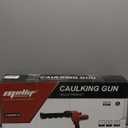 Cordless Caulking Gun for Milwaukee 18V Battery, Electric Caulk Adhesive Gun with 450lm LED Light, 4 Adjustable Speeds, Drip-free Caulk Gun, 10oz/300ml Caulking Tool for Filling, Sealing(No Battery)