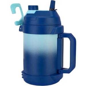 Hydraful Gallon Water Bottle, 128 oz Large Insulated Stainless Steel Sports Water Jug, Large Triple Wall Vacuum Insulation Water Bottle-Keeps Cold up to 48 Hrs-Sweat Proof, for Gym, Hiking & Camping