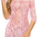 Avidlove Women Chemises Lace Smock Lingerie Mini Babydoll. M