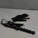 Farery Bubble Curling Wand for Long Hair - 32mm Springless Barrel for Defined Spiral Curls & Waves, Ceramic Coated for Smooth Shine, Includes Heat Resistant Glove, 5 Temp Settings, Dual Voltage