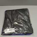2PCS Refrigerator Grocery Bag,Cooler Bag,Zipper,Black,Blue
