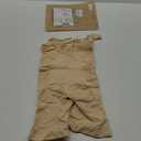 SHAPERX Women's Shapewear Bodysuit Tummy Control Body Shaper Seamless Sculpting Snatched Waist Body Suit (Beige Mid Thigh) S-M