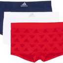 adidas womens Seamless Boyshort Underwear Multipack XL