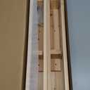 Wall Floating Shelves, Rustic Wood Shelf for Wall Mounted - Wooden Handmade Shelves for Bathroom Kitchen Livingroom - No Stain - DIY(Unfinished, 24 Inch - 2 Pack)