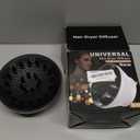 Universal Diffuser Hair Dryer Attachment - Fits Most 1.5-3.2" Blow Dryers, collapsible Diffuser for Curly Wavy Hair to Enhance Curls, Reduce Frizz, Fast Drying Travel Design