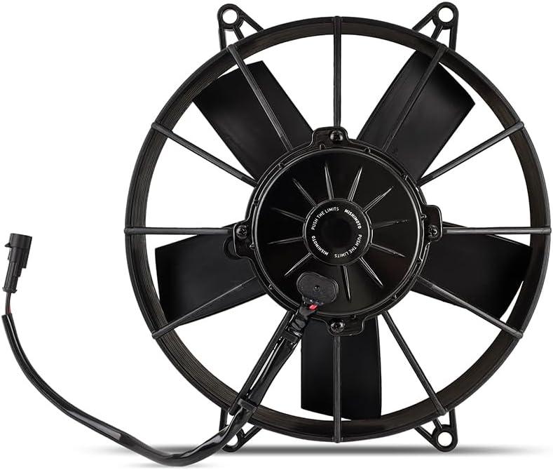 Mishimoto MMFAN-10HD Race Line High-Flow Radiator Fan, 10" Universal Fit, 12 Volts, Black