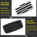 Car Brake and Gas Pedal Covers Compatible for Chevrolet Silverado 1500 2500 3500 2020-2025, Compatible for GMC Sierra Yukon Truck Accessories 2021-2025, Anti Slip Mat Accelerator Foot Pedal