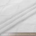 MISS SELECTEX White Silver Sheer Curtains for Bedroom - Sparkle Sheer Curtains 63 Inch Length Moroccan Damask Linen Look Rod Pocket Light Filtering Semi Sheer Window Curtains, 52 x 63 Inch, 2 Panels