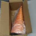 6 Pcs 12" 10" 6" Fall Autumn Christmas Trees Decor Indoor 3D Mini Fall Velvet Cone Trees Tabletop Centerpieces for Thanksgiving Harvest Kitchen Mantle Home Wedding Party Decoration