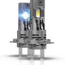 Katana Upgraded H7 Light Bulbs, 18000LM 6500K White Mini Size with Cooling Fan, Canbus Ready Fog Light, Pack of 2