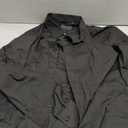 J.VER Men's Dress Shirts Stretch Stain Shield Long Sleeve Solid Formal Shirt Business Casual Button Down Shirts (Large, Black)