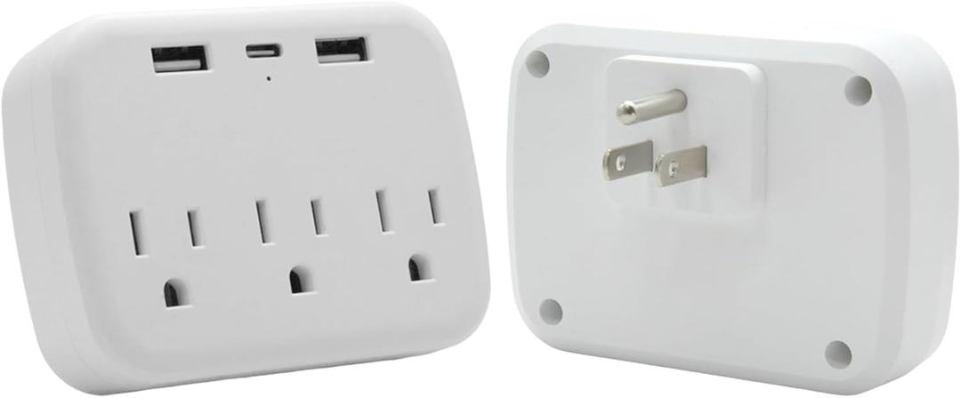 Gemini said
Xmulti Plug Wall Outlet, Usb Plug Adapter For Wall Outlet, Outlet Splitter Plug Adapter With 3 Wall Outlets And 3 USB Wall Charger For Home Office Travel