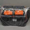LOKASS Tool Bag Backpack, Heavy Duty Tool Backpacks with Combination Lock, Waterproof Tool Bags for Tools Storage and Organization, Black/Orange