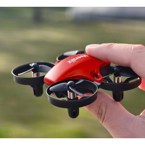 V995 Red Mini Drone for Kids and Beginners, Indoor RC Quadcopter Plane with 3D Flips, 360° Rotation, Circle Fly, Auto Hover, Headless Mode, 21Mins 3 Batteries, Gift for Boys and Girls