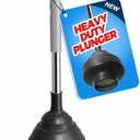 Toilet Plunger Extended Handle Plunger,Bathroom Cleaning Tools,Toilet Plunger Combo,Cream Grey