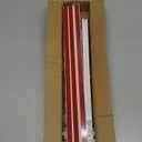 Self Adhesive Curtain Track No Drill, 8ft wall & ceiling Curtain Track, Heavy Duty 18lbs Capacity, easy installation, No Damage to curtains, Sliding Rail for Bathroom, Bedroom, RV, Room Divider