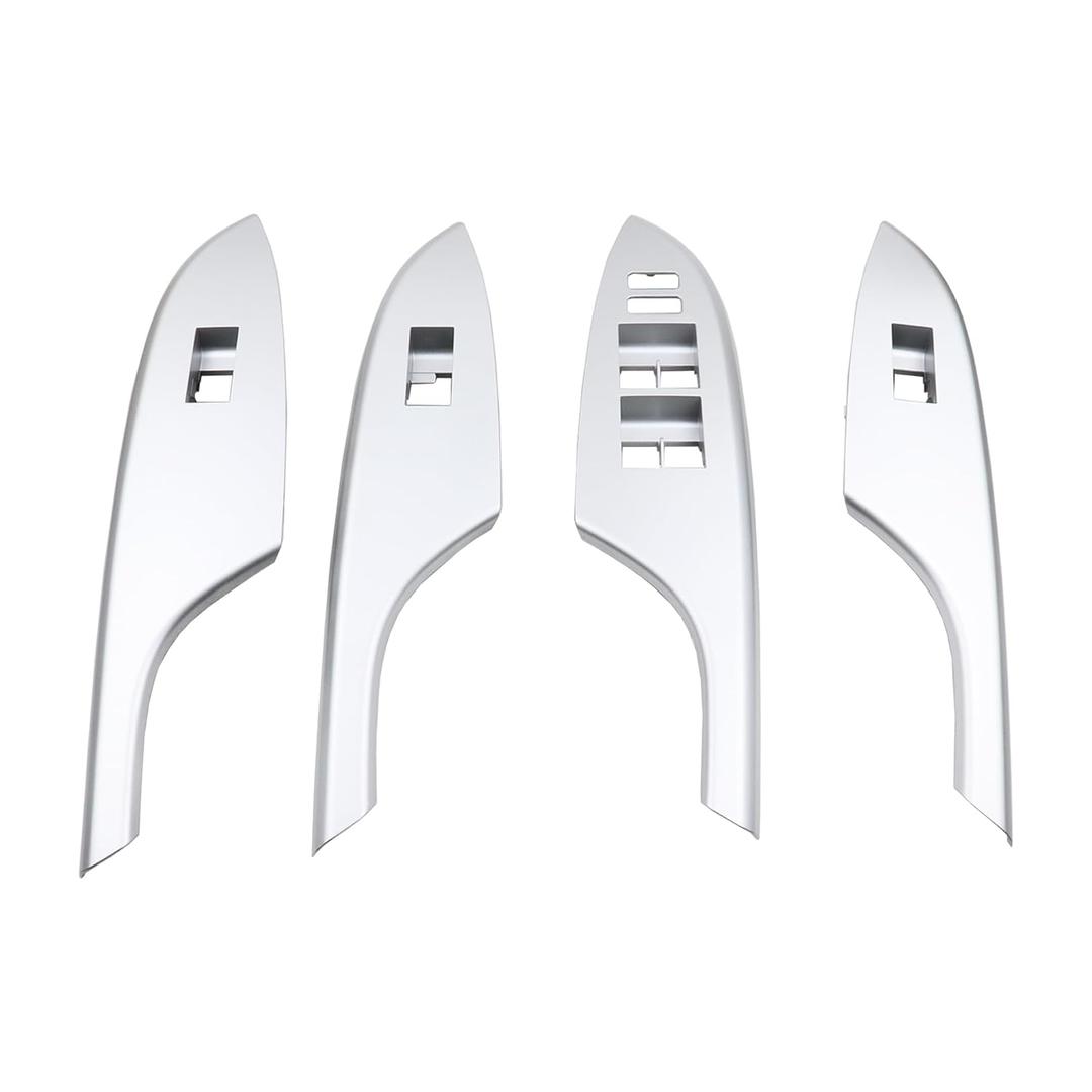Window Control Switch Bezel Cover for Toyota Corolla 2007-2013 Passenger Lifter Door Panel, 4 PCS