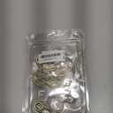 Metal Shower Curtain Hooks, Set of 12, Rust Proof Shower Curtain Hooks Rings, Durable S Shaped Hooks Hangers for Shower Curtains, Kitchen Utensils, Clothes, Towels (Gold)