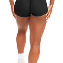OZICERD Scrunch Butt Gym Shorts High Waisted Workout Biker Shorts Running Athletic Booty Shorts for Women Black Size M