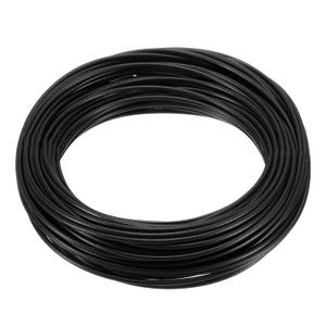 uxcell 5/64" (2mm) 304 Stainless Steel Cable Wire Rope 7 x 7 Strands Core 50ft (15m) Vinyl Coated Aircraft Wire for Construction Outdoors Marine Rigging Decking Railings