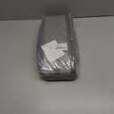 Onlyeasy Large Under Bed Shoe Organizer (6 to 12 Pairs x 2) - Underbed Shoes Closet Storage Solution with Metal Zipper and 2 Handles, Breathable, 29.3"x23.6"x5.9", Linen-like Grey, MXDUBSB2P