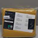 LuxClub 4 PC Queen Sheet Set, Breathable Luxury Bed Sheets, Deep Pockets 18" Wrinkle Free Cooling Sheets Machine Washable Hotel Bedding Silky Soft - Medallion Gold Queen