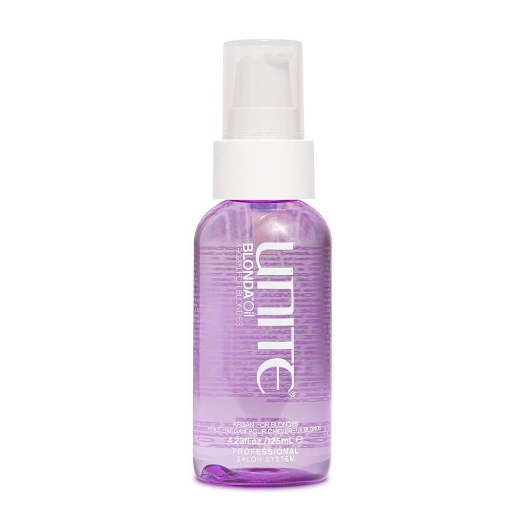 UNITE Hair BLONDA Oil Argan Infused Oil for Blonde, Gray & Highlighted Hair Seals, Smooths & Adds Brilliant Shine UV & Thermal Protection 4.23 Fl Oz
