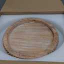 Oval Tray for Coffee Table Decor, 15" Concrete Tray, Table Centerpieces Decorative Trays for Home Decor, Modern Decorative Trays for Coffee Tables, Centerpiece Trays