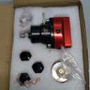 Adjustable EFI Fuel Pressure Regulator Kit 3-70PSI with AN8 Feed Port and AN6 Return Port (red+black)