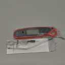 Instant Read Meat Thermometer Digital for Cooking & Grilling with Dual Probe, Large Backlit & Calibration, Kitchen Food Thermometer for Oven Grill Smoker BBQ Candy Oil Fry Turkey, Gifts for Men (Red)