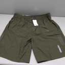 NORTHYARD Men's Athletic Running Shorts Gym Workout 7"/9"/5" Quick Dry Lightweight Sports Basketball Tennis 3 Zipper Pockets (Green, XXL)