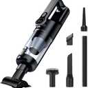 Cordless Handheld Car Vacuum Cleaner for Car Interior, Strong Suction Portable Vacuum for Pet Hair & Quick Home Cleaning, Rechargeable with LED Light & Attachments