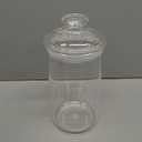 34oz Acrylic Storage Jar, Airtight Lid with Silicone Sealing Ring, Ideal Canister Container for Sugar, Tea, Spices, Herbs, Shells, Bath Salt, Christmas Decorative Apothecary Jars (Standard 1000 ml)