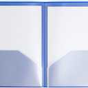 Smead 10-Pocket Organizer, Letter Size, 2 per Pack, 1 Each of Dark Blue and Teal (89204)
