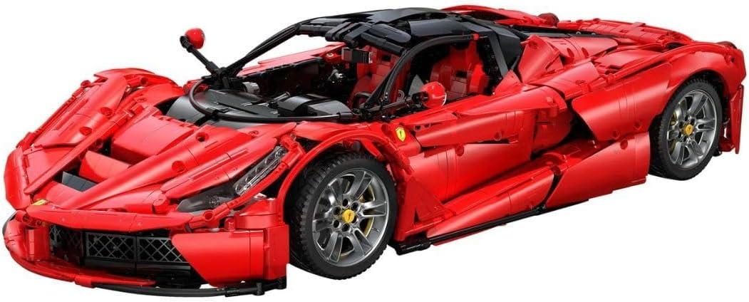 CaDA Master C61505W LaFer Supercar Building Set, 1:8 Scale Sports Car Building Blocks Kit for Adults, Collectible Motorsport MOC Car Toy Gift for Men Teens - 4739 Pcs, Large
