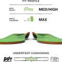 Superfeet Hike Support Insoles for Hikers with High Arch Support & Carbon Fiber Stabilizer - 9.5-11 Men, 10.5-12 Women