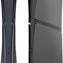 Pro Face Plates for PS5 Pro Digital Edition, KANNGENN Replacement Shell Cover Panel Accessories Compatible with PlayStation 5 Pro Console Faceplate Skin (Black)