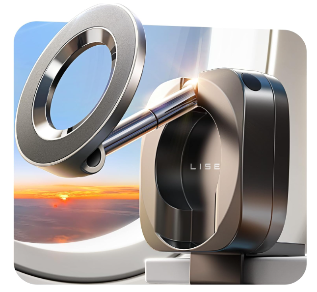 LISEN Airplane Travel Essentials for Women Men Phone Holder for Desk MagSafe Phone Travel Size Accessories Airplane Gadgets Men Long Flight Cruise Must Haves Spring Break Essentials 2026 Easter Gifts