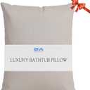 Luxury Bathtub Pillow, Skin-Friendly Cushion, Support Back, Neck & Head, Non-Slip, Adjustable Thickness, Washable & Quick-Drying - Ideal for Home Spa Days