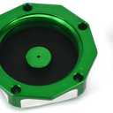 JFG RACING Billet Gas Fuel Tank Cap Cover for KX85 KX100 14-23/KX250 05-08 19-23/KLX110L 10-20/KX250F KX450F 06-18/KX450 19-23/KLX450R 08-15 18-19/KFX450R 08-23-Green
