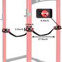 Signature Fitness Fitvids 3” x 3” Power Cage Squat Rack Accessories – Safety Straps – Straps, Pair – Black