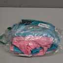 Extra Large Travel Laundry Bag - 2-Pack Fun Print Design Bags for Dirty Clothes - Durable Water-Resistant Fabric - Sturdy Drawstring Closure (Pink-Teal | Smell Me If You Dare)