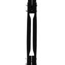 Gardzen Spike Aeration, Heavy Duty Aerator for Compacted Soils and Lawns, 35" x 11", Black