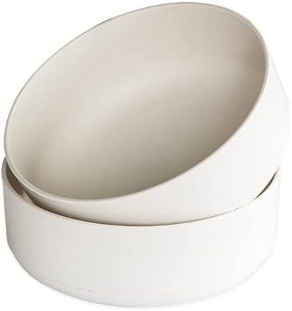 Nordic Ware Soup or Salad Bowl, Set of 2, White, Microwave Safe Polypropylene