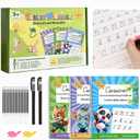 Grooved Cursive Handwriting Workbook for Beginners Kids Ages 8-12 | Cursive Writing Practice Book | Magic Ink Cursive Books with Riddles, Stories & Quotes | Handwriting Practice for Kids 8-10 Cursive