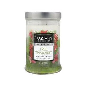TU Tree Trimming 18 Oz Jar Candle