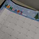 2026 Desk Calendar - Large Desk Calendar 2026, Jan.2026 - Dec.2026, 22" x 17", 2026 Calendar with Corner Protectors + Large Ruled Blocks, To-do & Notes, 12 Different Themes