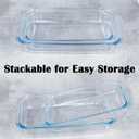 Small Glass Baking Dish for Oven, 1.6L Casserole Dishes for Oven, 11.6x6.9 Glass Baking Pan