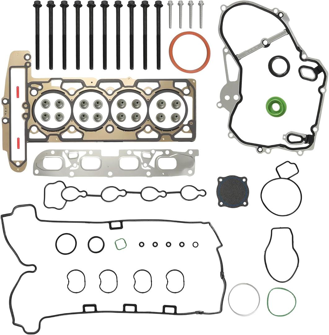 2.4 Full Head Gasket Set w/Cylinder Head Bolts Fit for Chevy Buick GMC Lacrosse Regal Verano Equinox Impala Malibu Terrain 2.4L 2011-2016 HS26517PT CS26223-1 ES72196